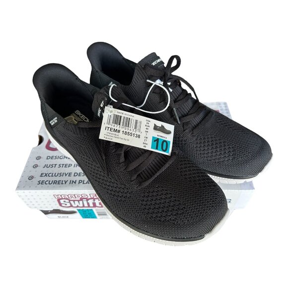 Skechers Women's Virtue Swift Fit Hands Free Shoe Black Size 10 - Picture 3 of 8